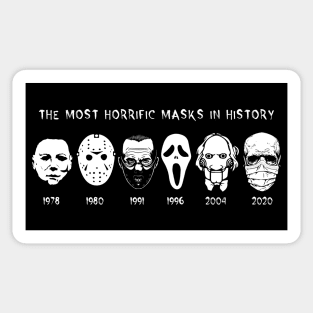 Horror Masks Sticker